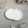 Porcelain dish Magistro "Pumpkin", D = 11.2 cm, white color