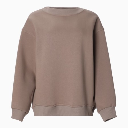 Feminine sweatshirt, brown color, size l (46-48)-2