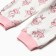 Pants for children, white color/bunnies, height 74 cm