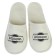 Slips for a bathhouse white with black with embroidery "Dobroparov"