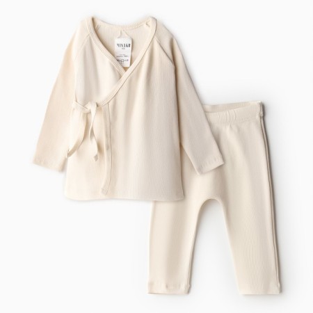 Kit for children (jacket and pants) minku, milk color, height 110 cm