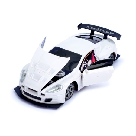 Radio -controlled "Sports" machine, doors and hood open, 1:22, works from batteries, mix-7