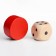 Fabric games, 16 pcs 2 × 1 cm, 2 cubes 1.4 cm