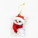 New Year's prefabricated pendant on the Christmas tree "New Year! Snowman"