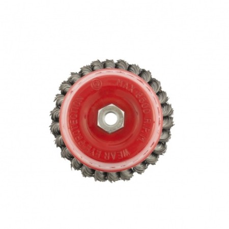 Matrix Ushm brush, d = 125 mm, m14, cup, two -row, twisted wire 0.5 mm-1