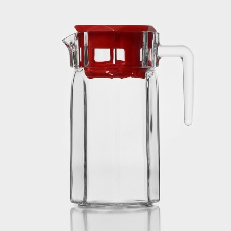 Glass Glass Kosem, 1.25 l, red cover