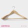 Shoulders - a hanger for outerwear with a shade of a shade, 45 × 23 cm, color is a light tree