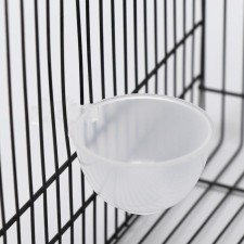 A bowl for rodents and birds, 30 ml, transparent