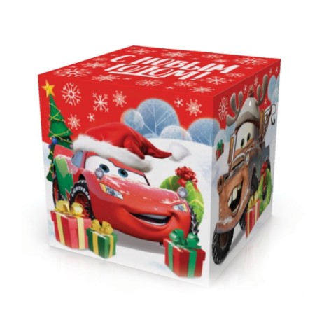 Folding box “Happy New Year! Cars ”, New Year, size 20 × 20 × 20 cm.-4
