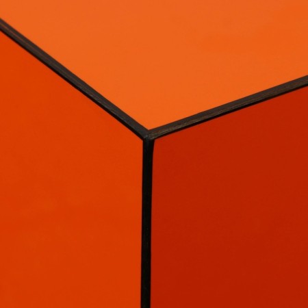 Acrylic napkin, orange color 10 x 18 x 12 cm-11