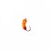 Mormyshka Wolfram Marlin’s Murash No. 3, 4 mm, 1 g, orange color, 10 pcs.