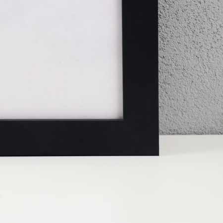 MDF photo frame (108) 40x50 cm, black color-2