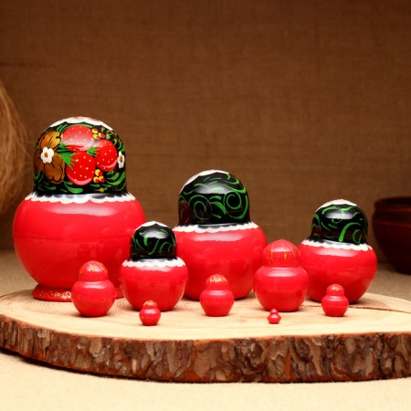 Domeshoshka 10-doll "Regina", 12-13 cm-1