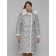 Coat insulated winter feminine, size 48, color light gray