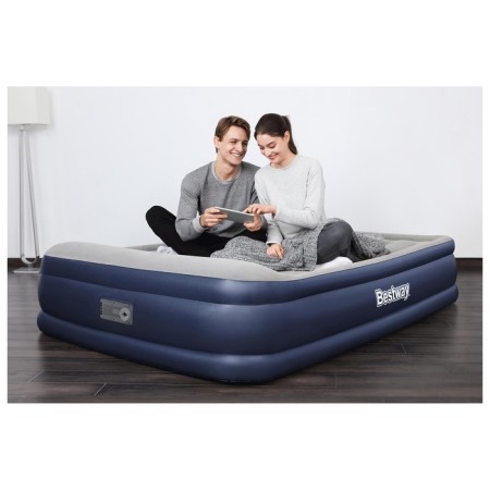 Back -qeen bed, 203 x 152 x 46 cm, with built -in electric pump, 67630 Bestway-3