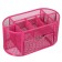 Chancellery trifle stand 9 departments, mesh metal, pink
