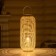 Board lamp "Nava" E27 15W white 25x25x60 cm Risalux