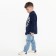 Longslit for a boy, blue color, height 122