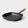 Pan - Cast iron grill Wild Kitchen, 26x26 cm, removable handle