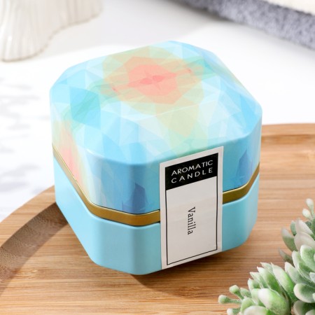Aromatic candle in the Bank "Aromatic Candle", vanilla, small-3