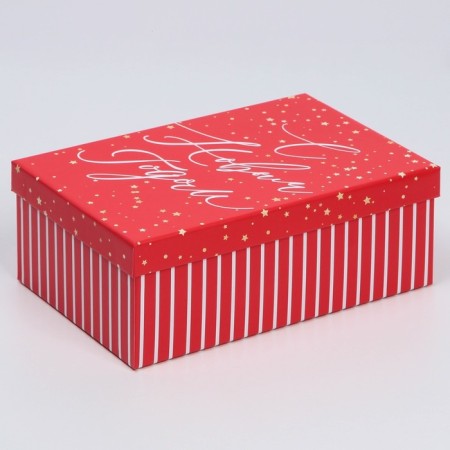 A set of gift boxes 10 in 1 “Miracles Time”, 12 x 7 x 4 - 32.5 x 20 x 12.5 cm, New Year-10