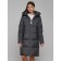 Coat insulated winter female, size 42, dark gray color