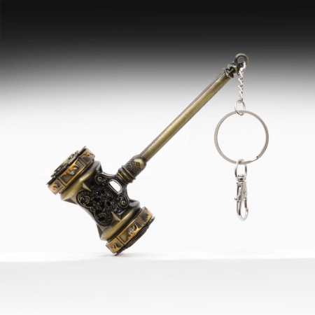 Souvenir weapon suspended mini "Hammer", keychain, 12 cm, glows when hit