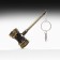 Souvenir weapon suspended mini "Hammer", keychain, 12 cm, glows when hit