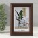 Photo frame plastic 10x15 cm "Staircase with rhombuses" Chocolate 2x13x17.9 cm