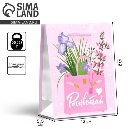 Gift package laminated, packaging, “Blave”, S 12 x 15 x 5.5 cm