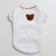 Sweatshirt for animals "Bear", size S, white (DS 23, Osh 22, OG 34 cm)