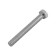 Bolt bolt, with a hexagonal head, galvanized, GOST 7798-70, M6x50 mm, 4 pcs