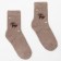 Children's woolen socks "cats", color mix, size 18