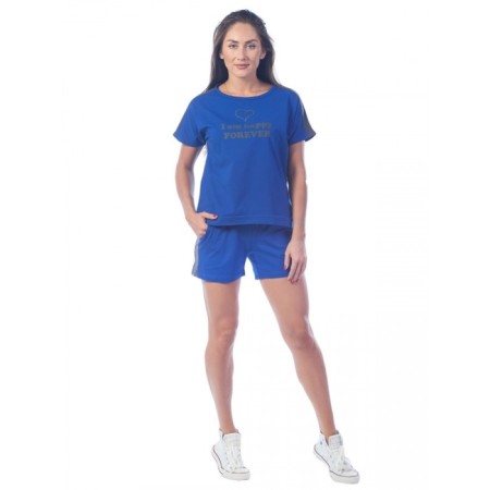 Women's costume I am happy former, size 52, blue color