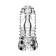 Masturbator Unrealistic Lingam byfa Savitri, TPE, Transparent, 14 cm
