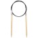 Circular knitting needles, bamboo, 6.0 mm/80cm, 1 pc