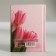 Notepad in a solid cover A7, 64 liters “since March 8. Tulips "