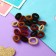 Hair elastic band "Mahrushka" (set of 80 pcs) tenderness, 2.5 cm, brown