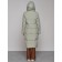 Coat insulated winter female, size 42, green color