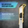 A universal tundra knife, a metal guide, a square latch, reinforced, 18 mm