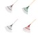 Fan, wire rake, 22 teeth, metal, wooden stalk
