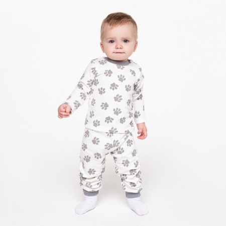 Nommerge (longshit) Children's "paws", white/gray color, height 86 cm-1