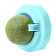 A toy for cats from cat mint "rotating ball" on the base, 5 x 4 cm, blue