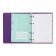 A notebook on the rings A5, 100 sheets in the Meshu Miumiu cage, the cover coated cardboard, matte lamination, foil embossing