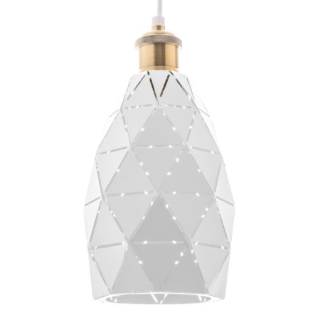 Suspension Bayerlux "perforation" E27 white 15x15x25-125cm-6