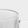 Glass mug with double walls Magistro Duo, 200 ml, 12 × 8.5 × 7.5