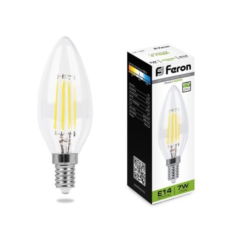 LED LED Feron, E14, 7 W, 230 V, white light