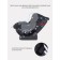 Car Seat children's Rant Pilot Active Line, group 0+/1 (0-18 kg), black color