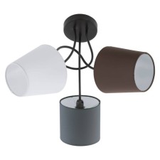 Almeida 3x40W E14 chandelier, black