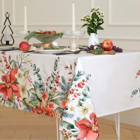 Poinsia Ethel tablecloth, 110x149 cm, 100% HL, sarzha 190 g/m2-1